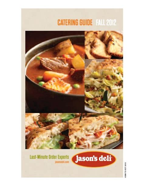 Catering menu - Jason's Deli