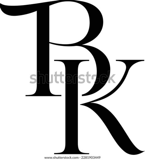 Bk Vector Illustrator Format Logo Elegant Stock Vector (Royalty Free) 2281903449 | Shutterstock