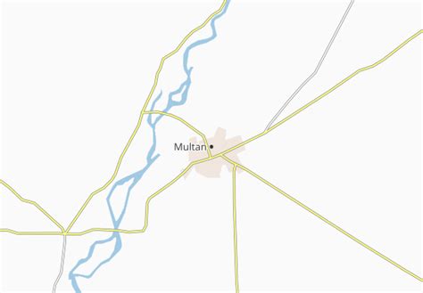 MICHELIN Multan map - ViaMichelin