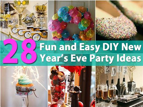 28 Fun and Easy DIY New Year’s Eve Party Ideas - DIY & Crafts