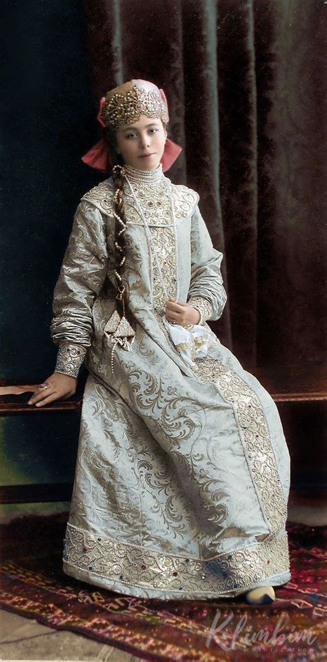 Countess Elisabeth Cheremeteva in a Russian fancy dress for the 1903 Winter Palace ball Russian ...