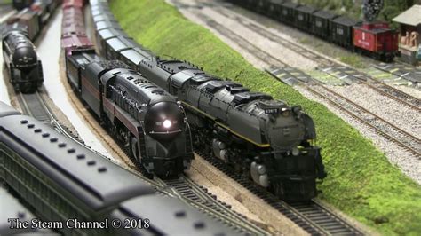 HO Scale Steam Freight Operations on Large CM&D Layout - YouTube