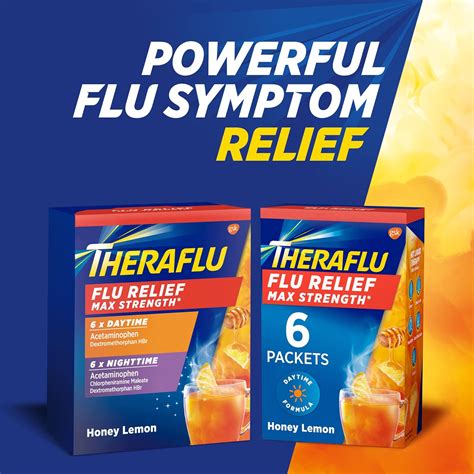 Buy Theraflu Max Strength Daytime and Nighttime Flu Symptom Relief with Chlorpheniramine Maleate ...