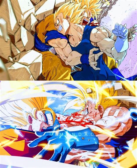 Goku Vs Majin Vegeta, F4 Dragon Ball Son Goku Vs Majin Vegeta Resin ...