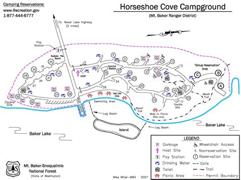 Long Lake Campground Map