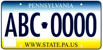 Pa Gets New License Plate