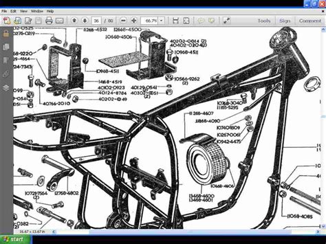 BSA A65 A50 Twins Parts MANUAL for Lightning Scrambler Firebird Thunderbird Models Detailed ...