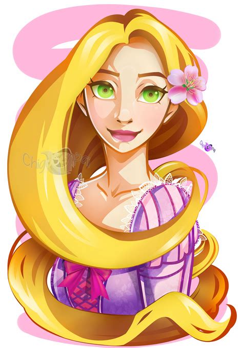 Disney Fan-Art: Rapunzel! by ChigoSenpai on Newgrounds