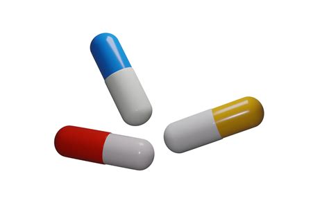 Medicine capsules drug 3d rendering 14525126 PNG