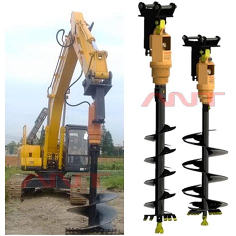 Excavator Augers/Excavator Attachments Hydraulic Earth Drill/Auger Stem/Excavator Drill/Auger ...