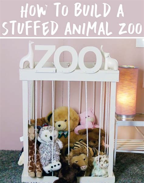 Get your kids to organize their room with a stuffed animal zoo | Toy ...