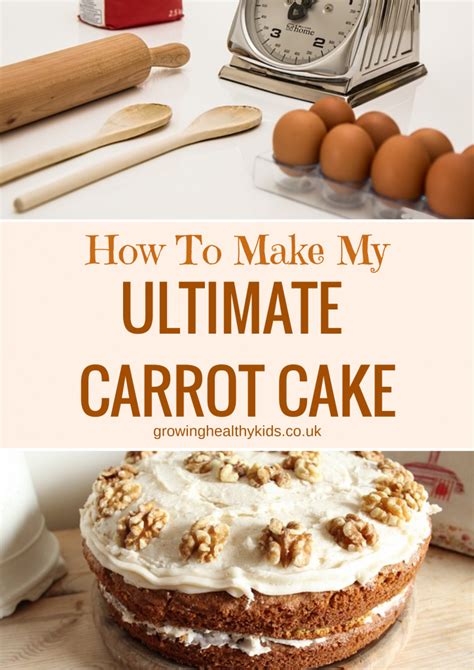 HOW TO MY ULTIMATE CARROT CAKE. Kids love this cake. Cream cheese frosting. Perfect for ...