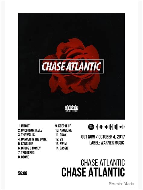 "Chase Atlantic Album Cover" Poster for Sale by Eremia-Maria | Redbubble