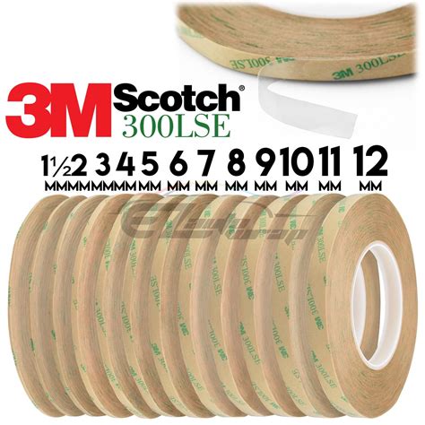 Genuine 3M 300LSE 1.5mm Double Sided Tape Heavy Duty Cell Phone Repair ...