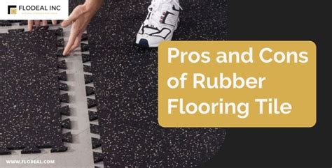 Pros and Cons of Rubber Flooring Tile