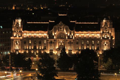 budapest, Hungary, Houses, Night, Street, Lights, Cities Wallpapers HD ...