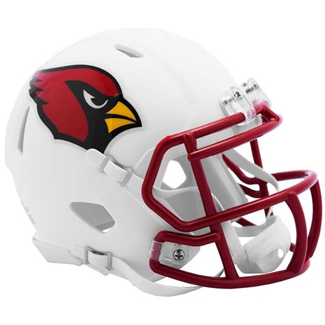 Arizona Cardinals Full Size White Matte Speed Replica Helmet New In Box 25821 – Denver Autographs