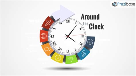 Around the Clock Prezi Template | Prezibase