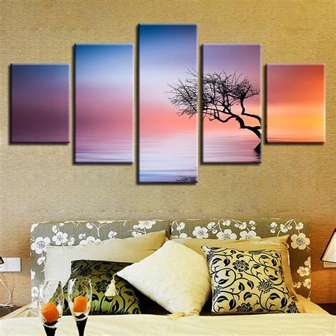 Tree 22 – Nature 5 Panel Canvas Art Wall Decor – Canvas Storm