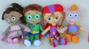 PBS Kids Super Why 8" Plush Characters (4) - (St. Clairsville) for Sale in Wheeling, West ...