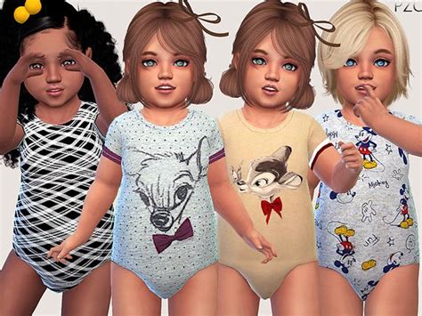 Pinkzombiecupcakes' Toddler Sleepwear 07 | Sims 4 toddler clothes, Sims ...