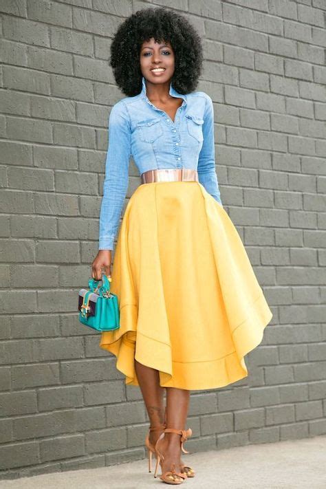 10 Amazing Church Outfit Ideas | Skirt fashion, Fashion, Fitted denim shirt