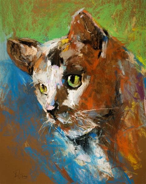 cat,soft pastel 50x65cm