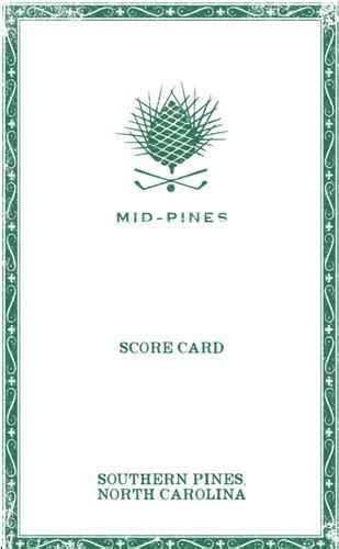 Mid Pines Inn & Golf Club - Course Profile | Course Database