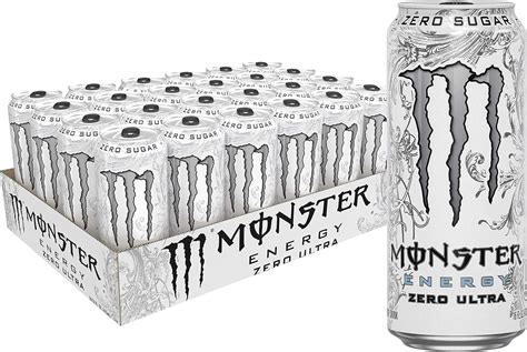 Buy Monster Energy Zero Ultra, boisson énergisante sans sucre, 16 onces (pack de 24) Online at ...