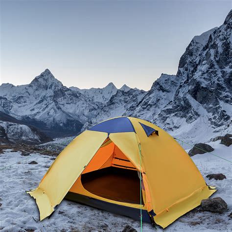 Camping in outdoor folding tents