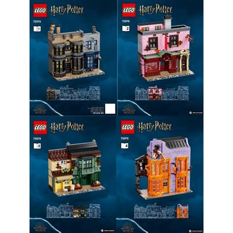 LEGO® Harry Potter - LEGO® Diagon Alley Instructions Catalog - The shop Briques Passion