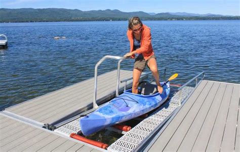 Floating Kayak Launch Dock by The Dock Doctors — The Dock Doctors | Floating boat docks ...