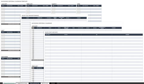 Free Editorial Calendar Templates | Smartsheet