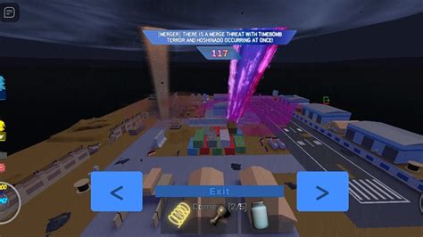 Roblox - Tornado Alley Ultimate - Merge Threat Timebomb Terror with Hoshinado on Fort Blox ...