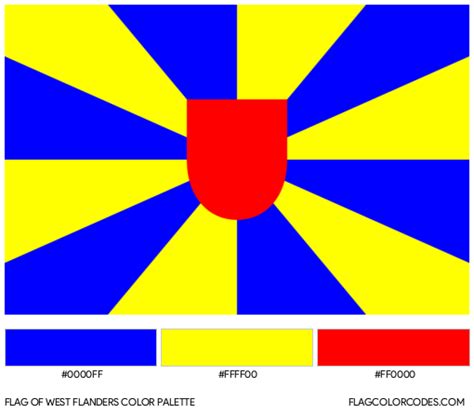 West Flanders flag color codes