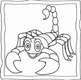 Scorpion Coloring Pages sketch template
