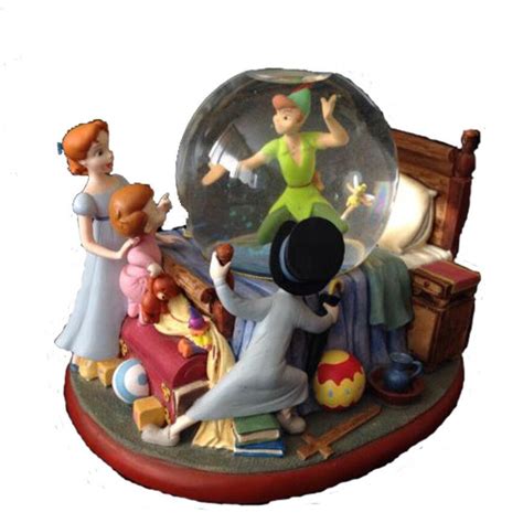 PETER PAN IN THE BEDROOM Snow Globe, DISNEY STORE EXCLUSIVE, VERY RARE, MINT! | #1977883009