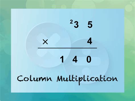 INSTRUCTIONAL RESOURCE: Tutorial: Column Multiplication | Media4Math