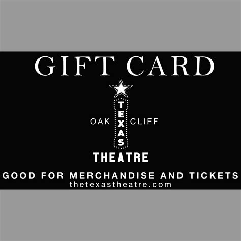 Texas Theatre Gift Card - The Texas Theatre