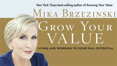 Mika Brzezinski introduces her new book GROW YOUR VALUE - YouTube