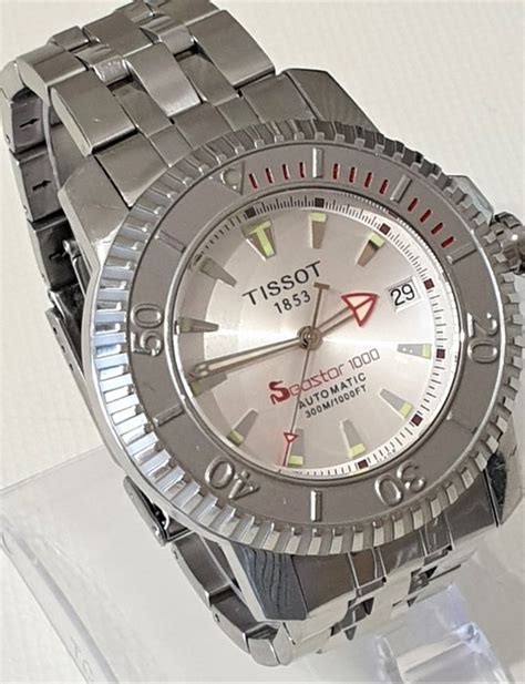 Tissot - Rare SeaStar 1000 Red Automatic - A464/564 - "NO - Catawiki