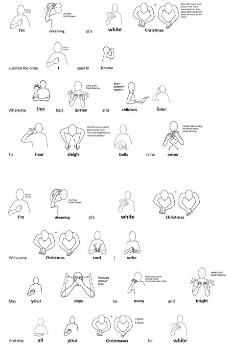 White Christmas in Makaton sign language | Makaton signs, Simple sign language, American sign ...