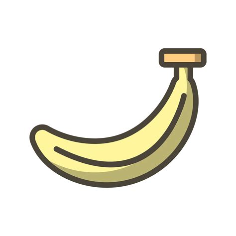 Vector Banana Icon 437247 Vector Art at Vecteezy