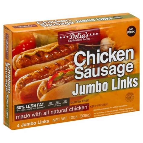 Delia's Chicken Sausage Jumbo Links, 12 Oz - QFC