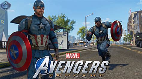 Marvel's Avengers Game - MCU Captain America Movie Suit Free Roam Gameplay! [4K60fps] - YouTube