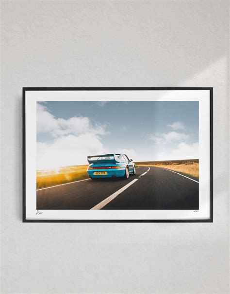 1995 Porsche 993 RS • Art Photography Print by Tom Kahler