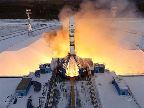 Soviet Space Shuttle Launch