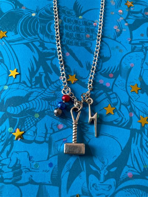 Marvel Avengers Thor inspired Necklace | Etsy