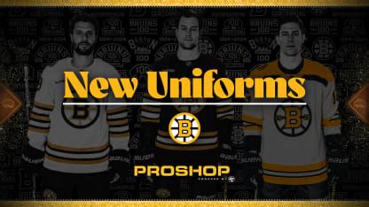 Bruins Unveil Three Commemorative Centennial Jerseys for the 2023-24 ...