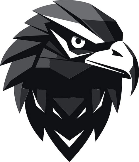 Premium Vector | Black hawk predator logo a vector logo for the elite ...